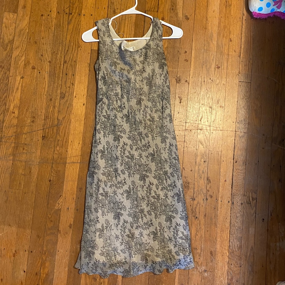 90s style dress, dress is worn but in good condition.